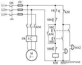 电动机综合保护器电路图及接线图,两台电动机顺序启动逆序停止电路图