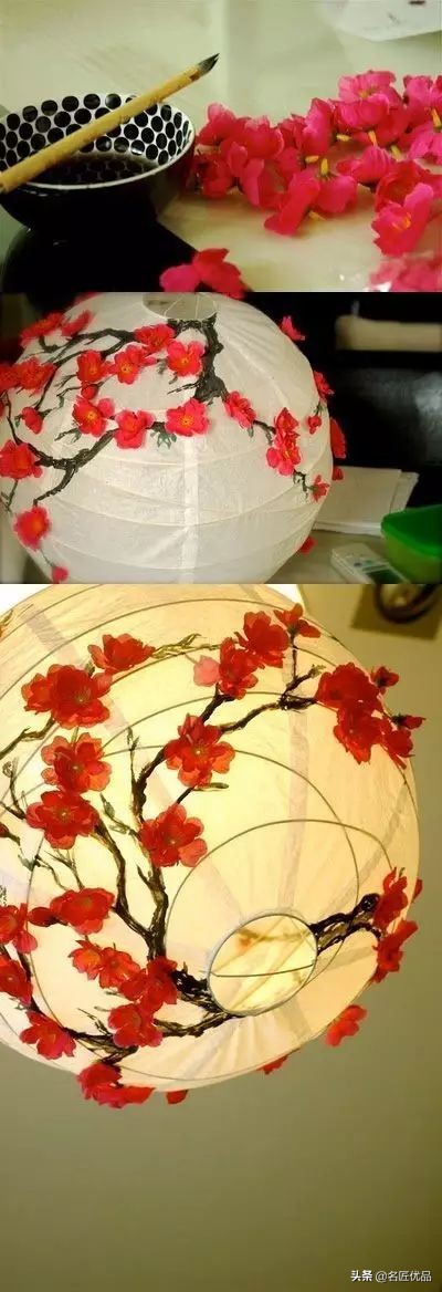 猪年手工制作纸灯笼,大红灯笼手工制作简约过年