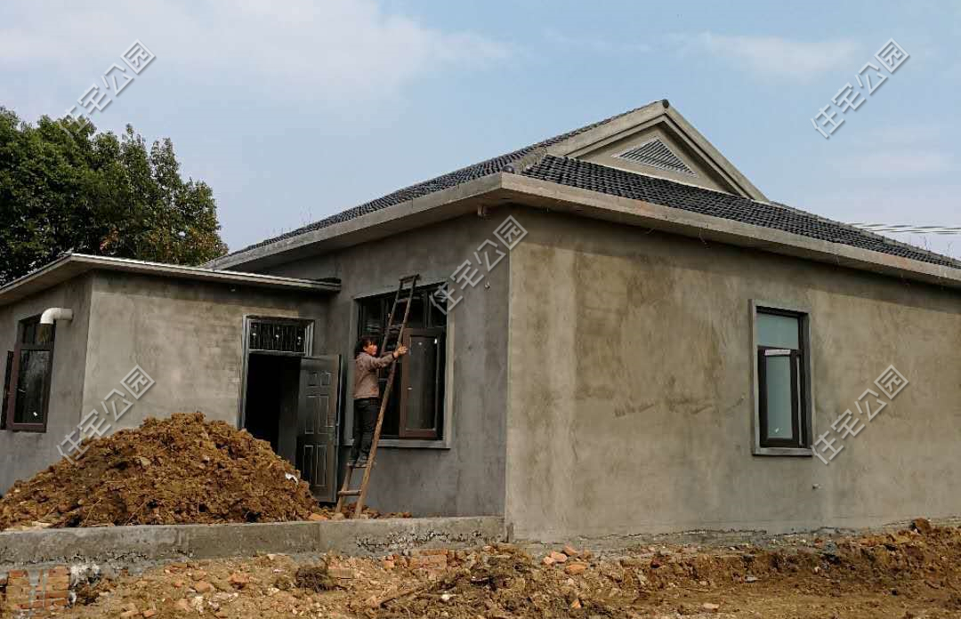 安徽老哥30万建房，钢结构屋顶铺XPS板，室内冬暖夏凉你见过吗？