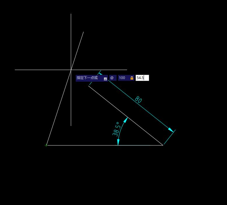 绝对极坐标与相对极坐标输入方式,cad相对极坐标怎么输入