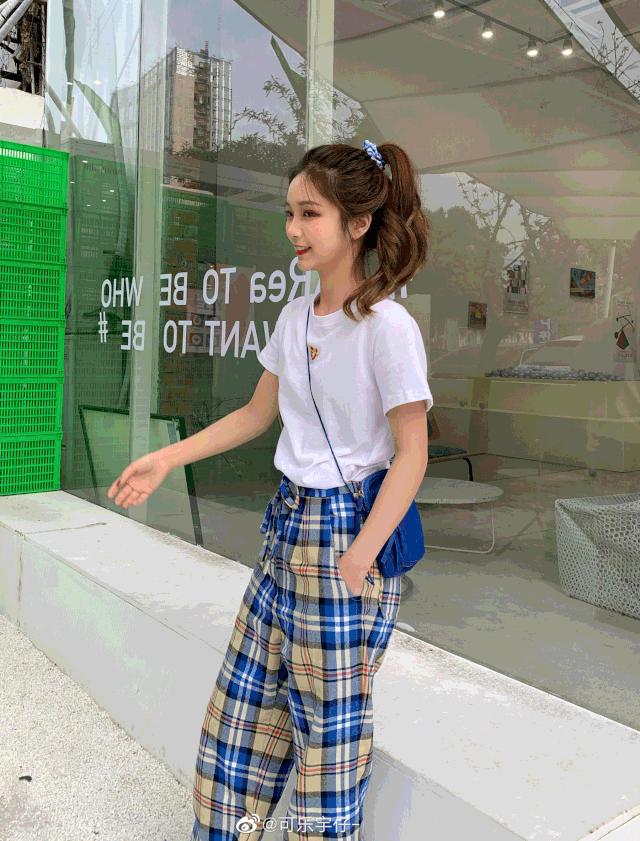 小个子穿搭145-150高腰裤子,小个子穿搭150高腰上衣