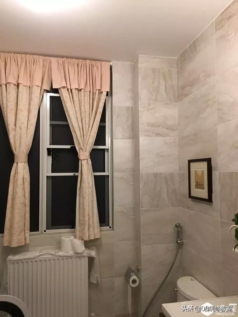 不装吊顶的厕所,入住3年卫生间依然干净如初