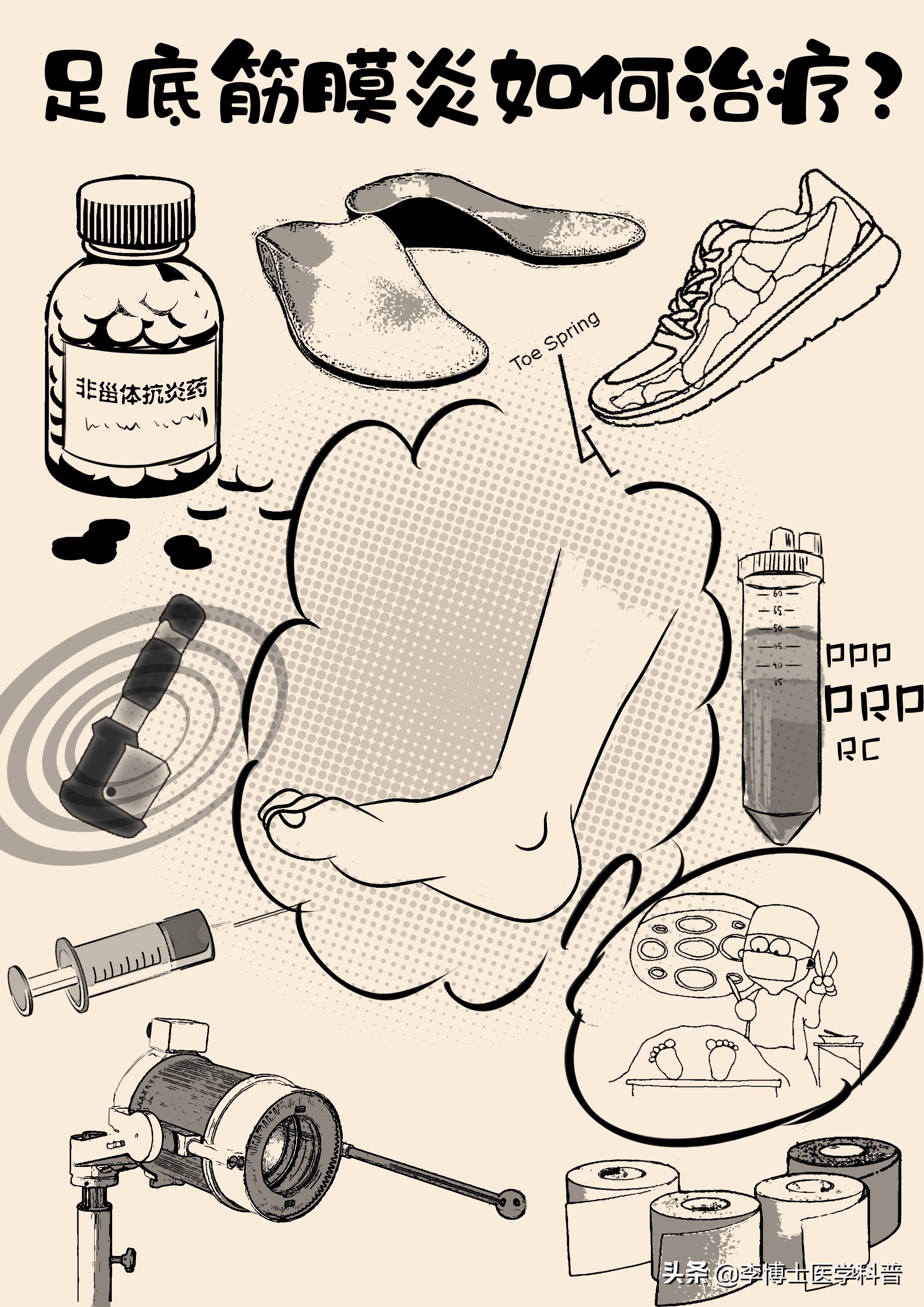 足底筋膜炎引起足跟痛怎么消除,足跟痛和足底筋膜炎治疗方法