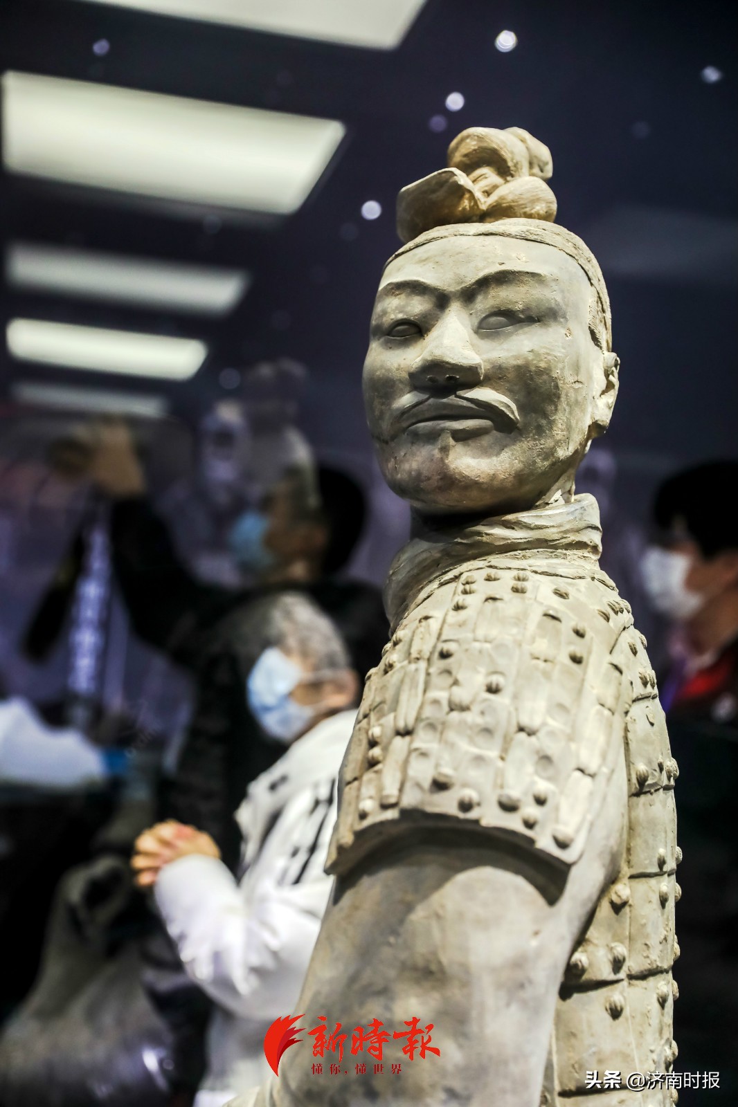 兵马俑来济南啦，直击开箱：层层保护，头身分开装运