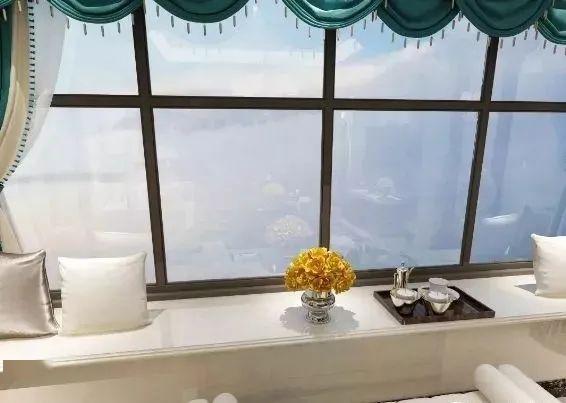 大理石飘窗极简,素色天然大理石飘窗