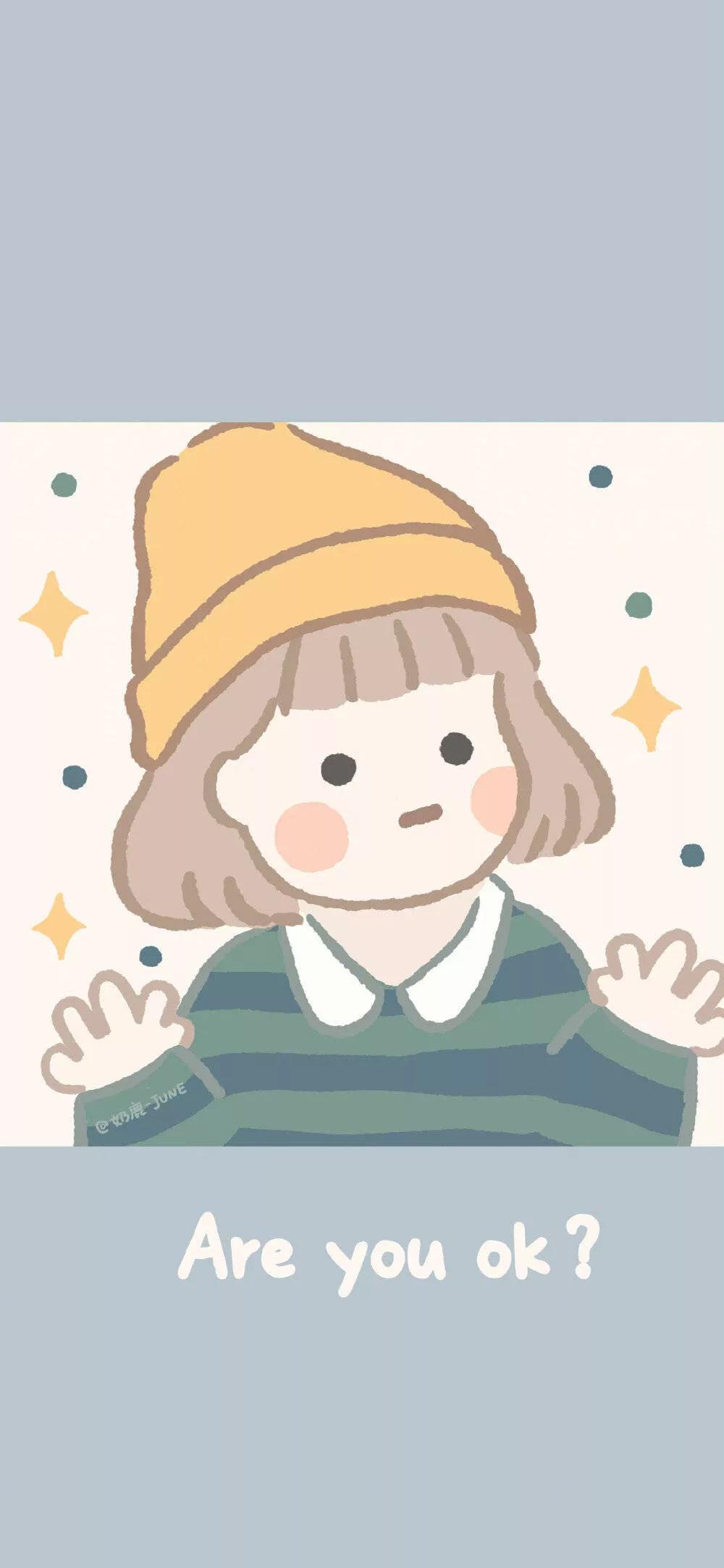 浅色系卡通壁纸,手机壁纸浅色面板