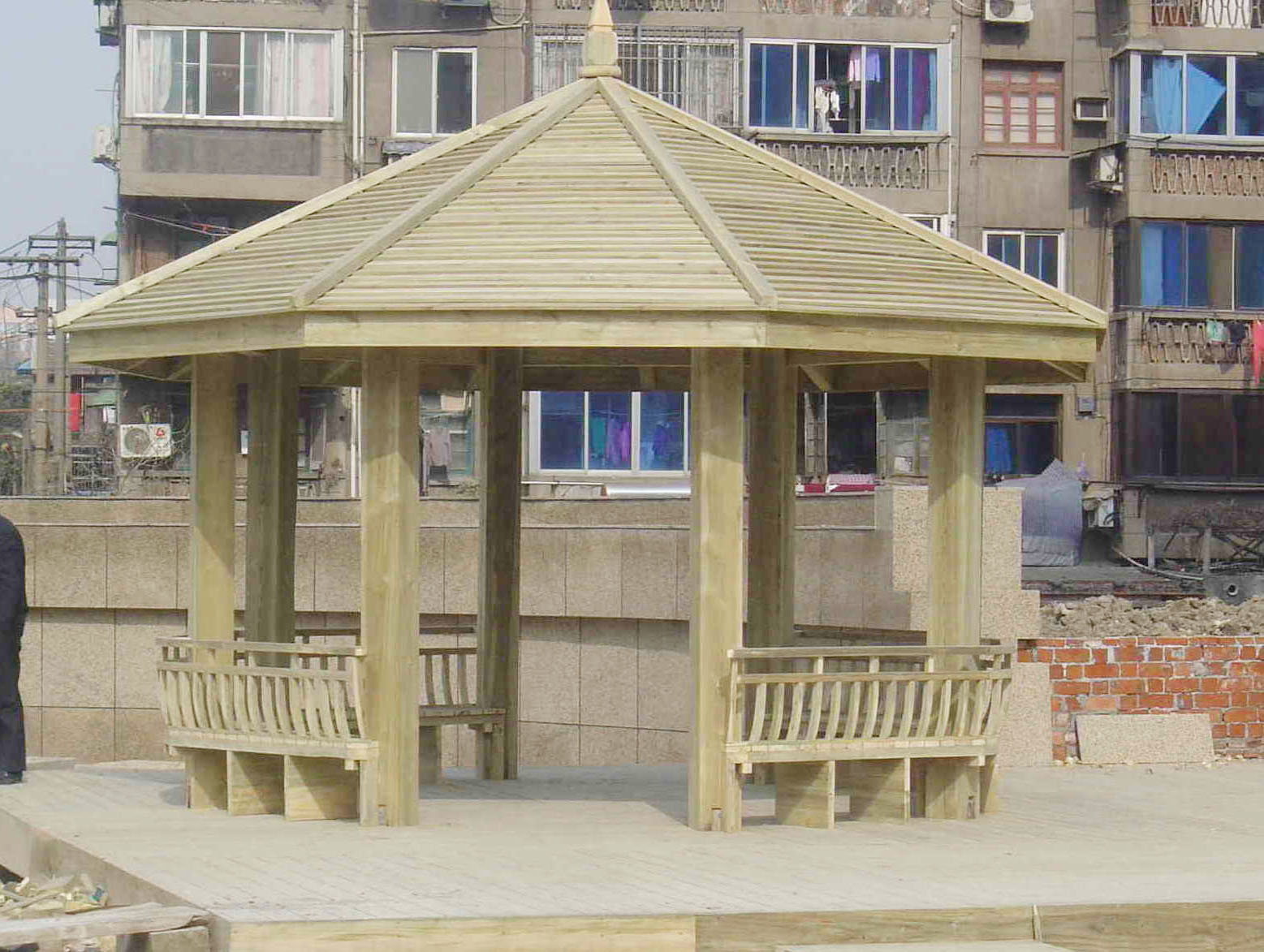 古建六角凉亭木结构图解,六角凉亭木结构