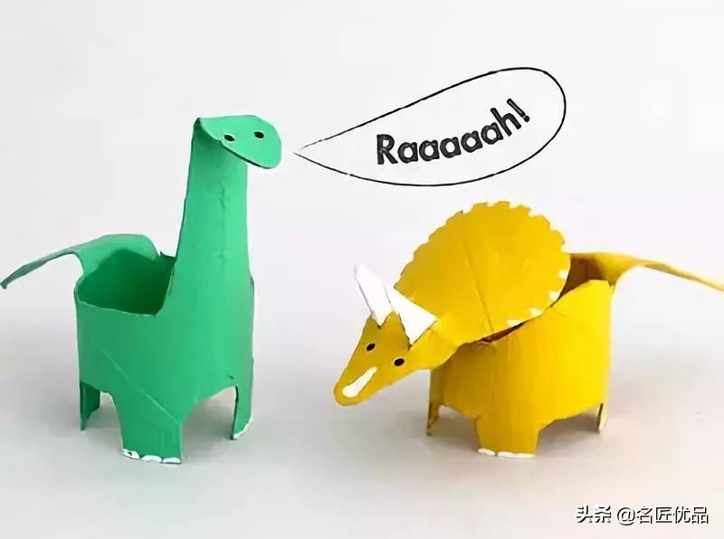 恐龙贺卡手工制作,纸盒手工制作大全创意幼儿园恐龙