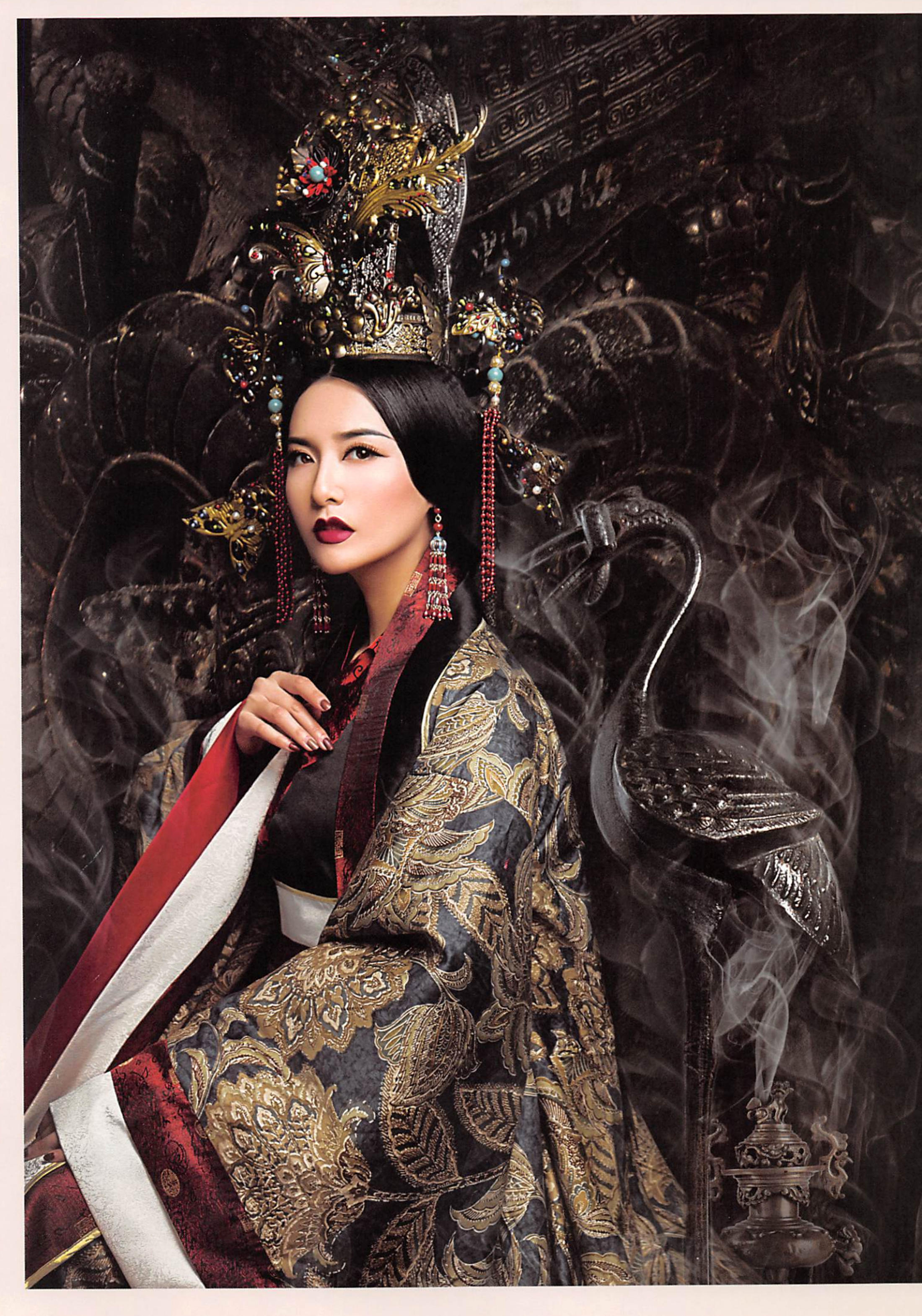 楝撳奖绾㈠,涓浗椋庣殑鍙ら浜虹墿姝ｈ劯鎵嬬粯