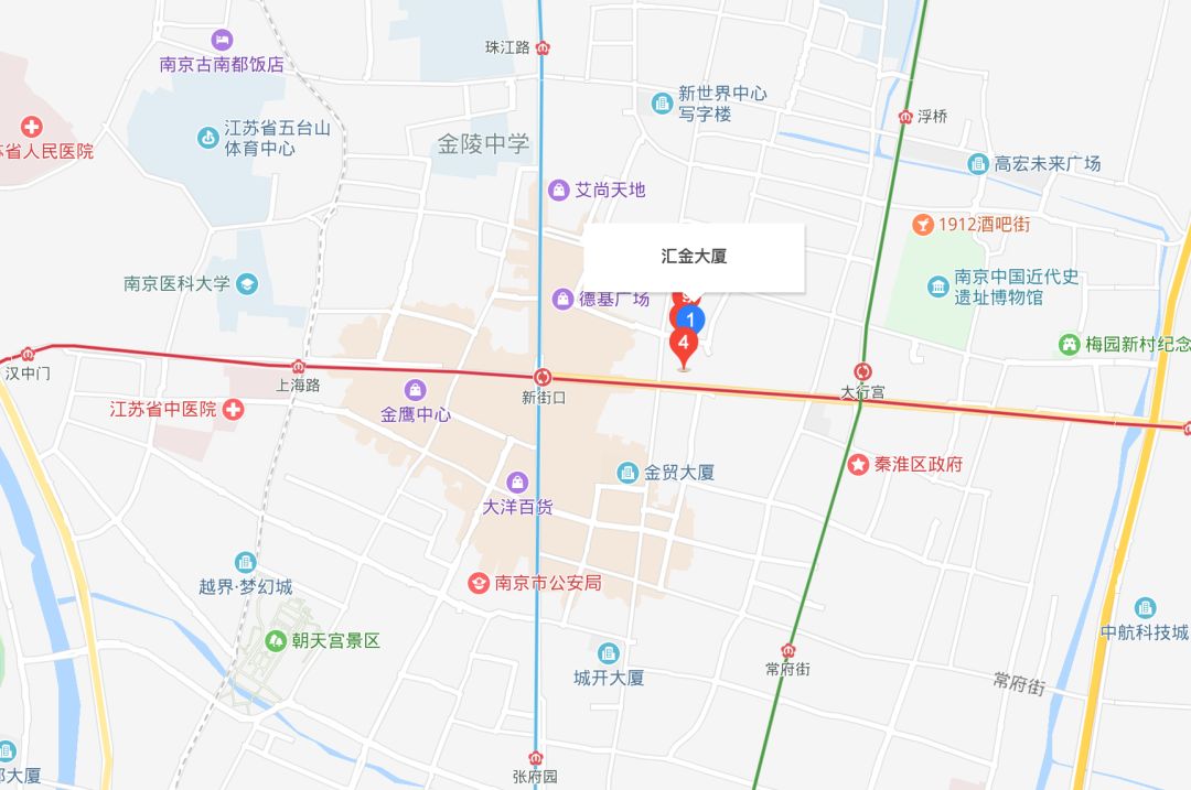 南京新街口和六合哪个大,南京新街口东和北的区别