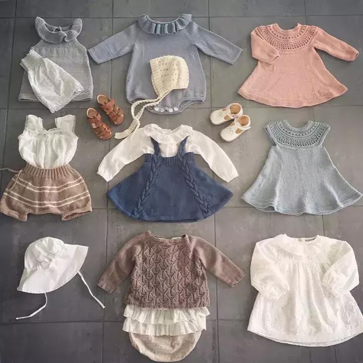 超漂亮宝宝连体衣编织教程,编织简单温暖的宝宝衣服中文版