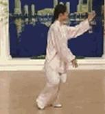 24式太极拳背向带口令慢动作教学,邱慧芳24式太极拳教学视频完整版