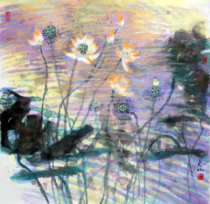 从何宝森先生的“光墨”画所想到的