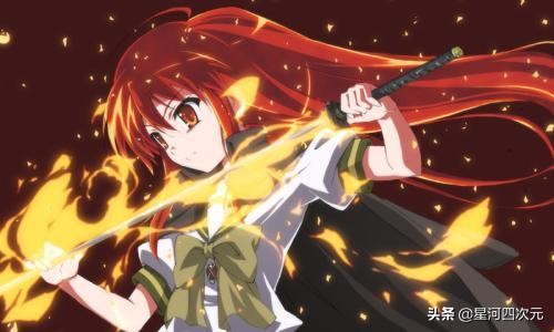 二次元红发角色,二次元红发女