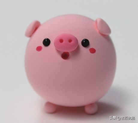 轻黏土可爱又简单的捏法,做一个简单可爱的小萌物用粘土捏