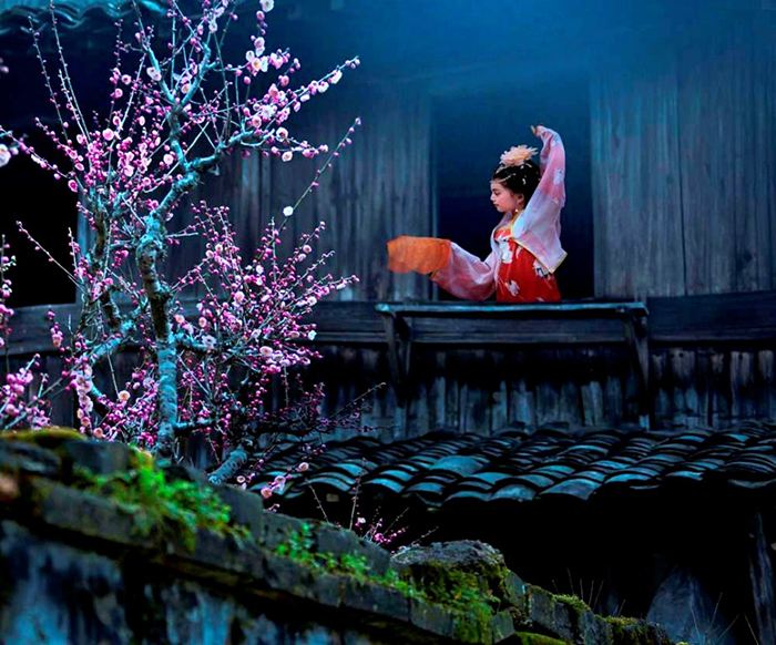 文房四宝产地歙县～盆景徽剧之乡～高山土楼梯田