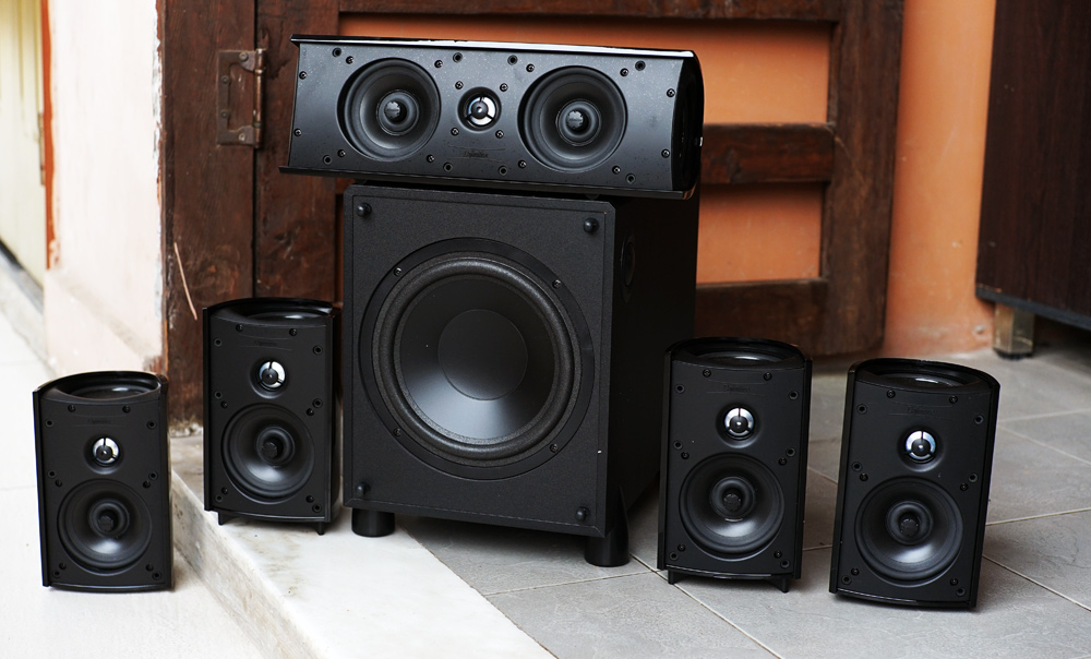 电视机绝配！DTProCinema8005.1声道家庭影院卫星箱试用