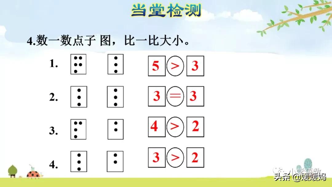 一年级比大小最大能填几练习题,一年级数学比大小怎么教