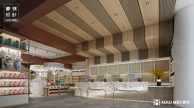 儿童书店装修效果图,书店创意装修