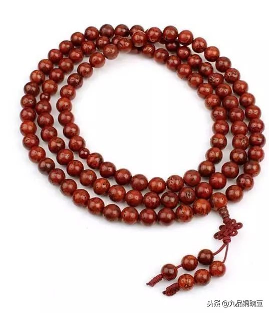 串珠子单绳打结方法慢动作,108颗珠串怎么穿绳打结
