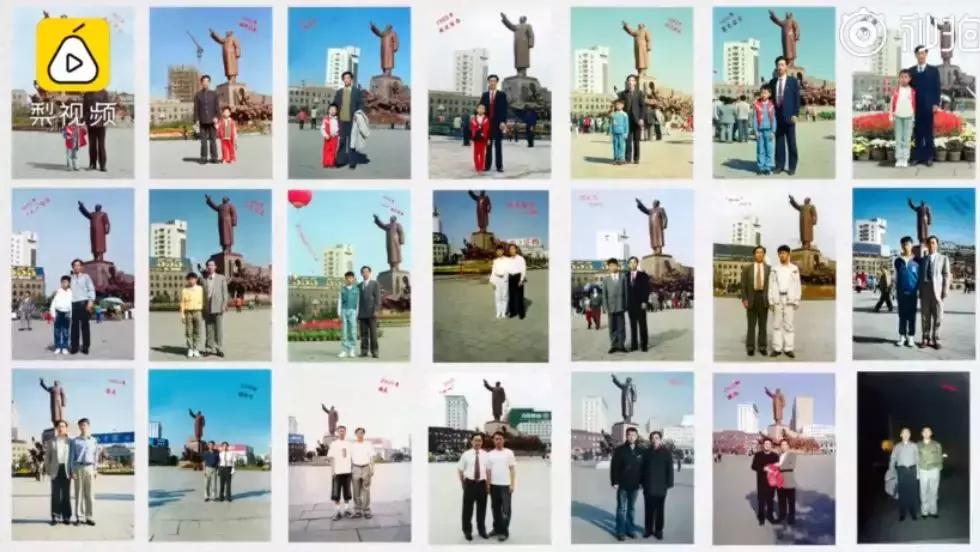 父子坚持35年国庆节合影：没有仪式感的家庭很难养出有幸福感的孩子