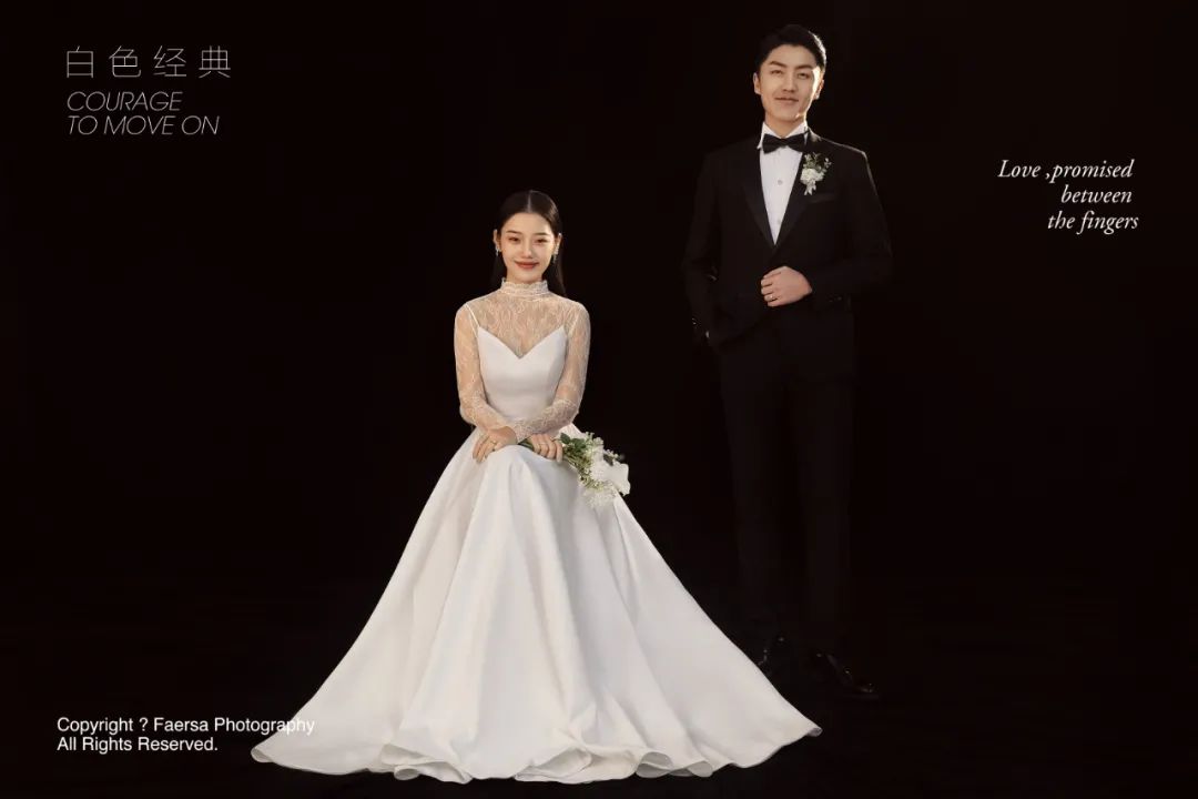 韩式纯简婚纱照，还原爱情最初的模样