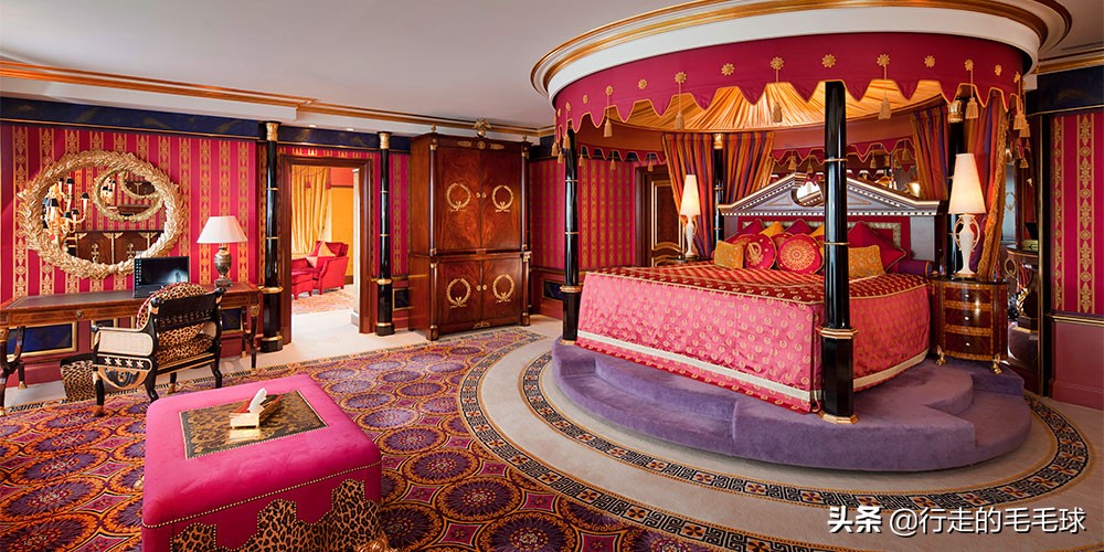 最顶级豪华的迪拜帆船七星级酒店,迪拜七星级帆船酒店最豪华的房间