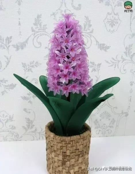 把彩色的*袜丝**套在铁圈上，最后竟然变得这么美（附教程）