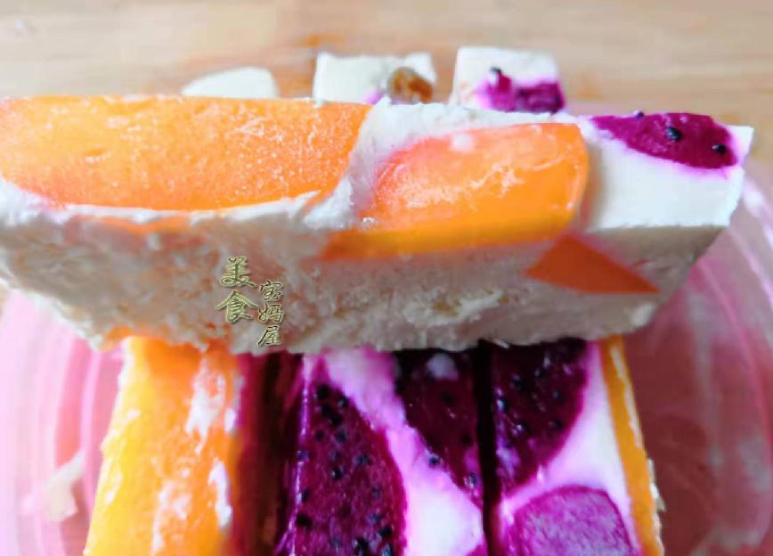 正宗水果酸奶冻的制作方法,酸奶100种方法做简单又好吃