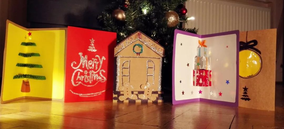 圣诞贺卡手工怎么画图,手工折纸贺卡立体圣诞