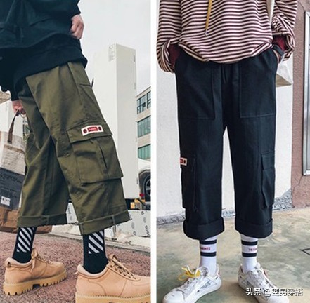 矮个子直筒工装裤男生穿搭,男生工装裤怎么穿不显腿短