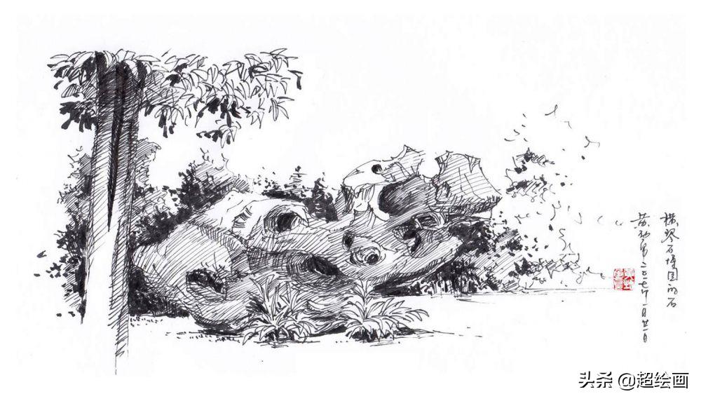 十大顶级钢笔画速写,钢笔速写100幅图片