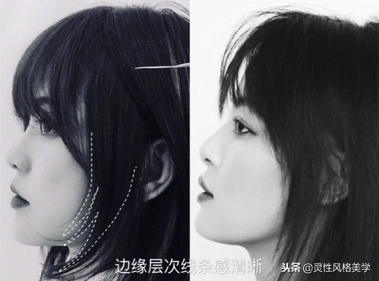 八字刘海锁骨发今年最新款发型,2022流行发型八字刘海减龄锁骨发