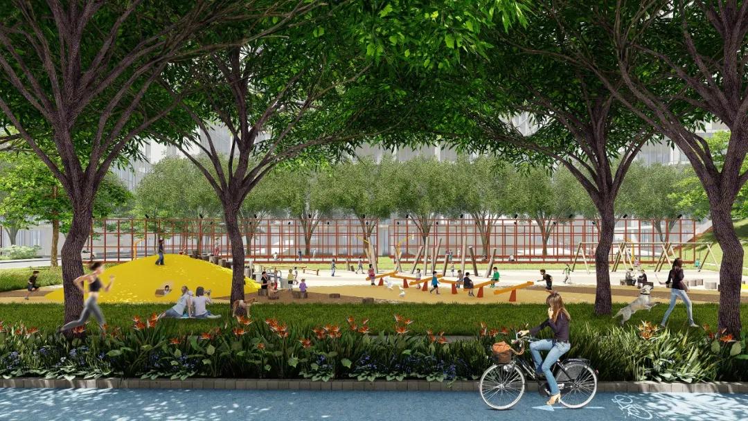 深圳湾超级总部基地绿化,深圳湾超级基地