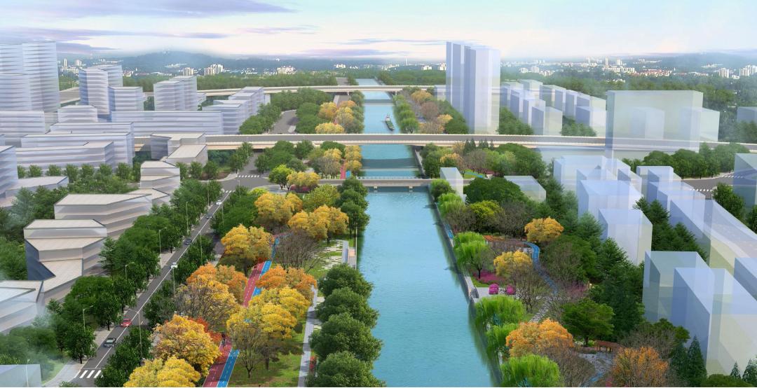 钱塘江滨水绿廊,滨江区钱塘江景观