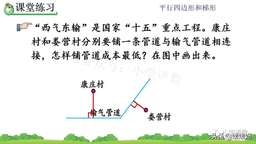 四年级线段射线和直线知识点整顿,点到直线的距离四年级上册冀教版