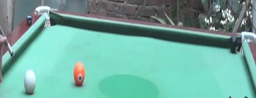 台球如何玩跳球,近距离台球跳球