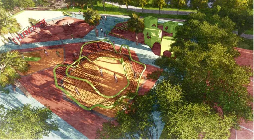 实拍深圳的一座公园,深圳有足球场的公园