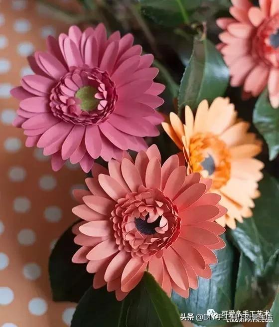 女生手工制作纸花大全,纸花制作礼物