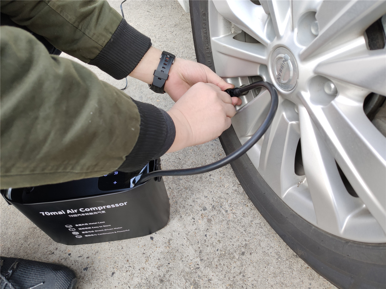 小米胎压充气泵正确充气方法,小米充气泵胎压监测器