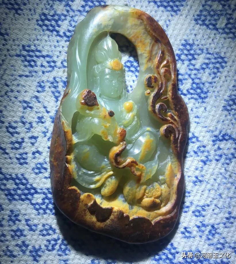 河磨玉的作假大曝光,河磨玉皮作假