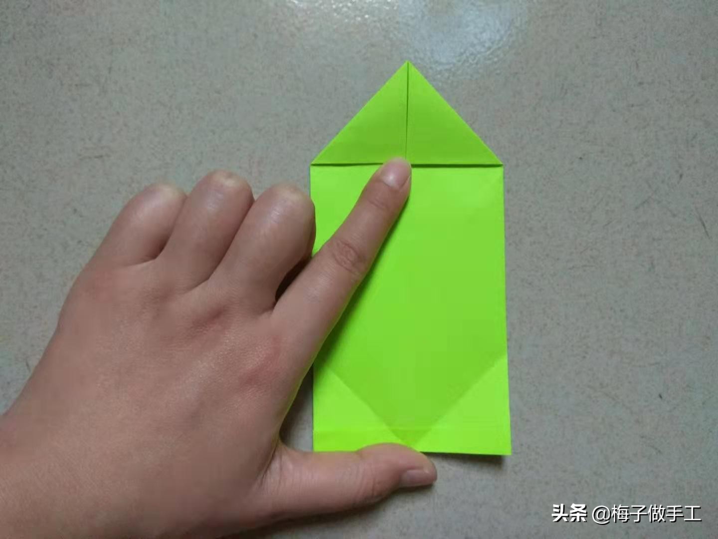 手工折纸简单好看的牛奶盒,简单折纸手工牛奶盒长方形纸