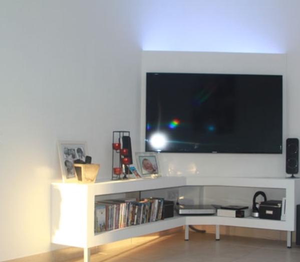 不需要钢架做悬空电视柜,不做悬空电视柜买了成品电视柜