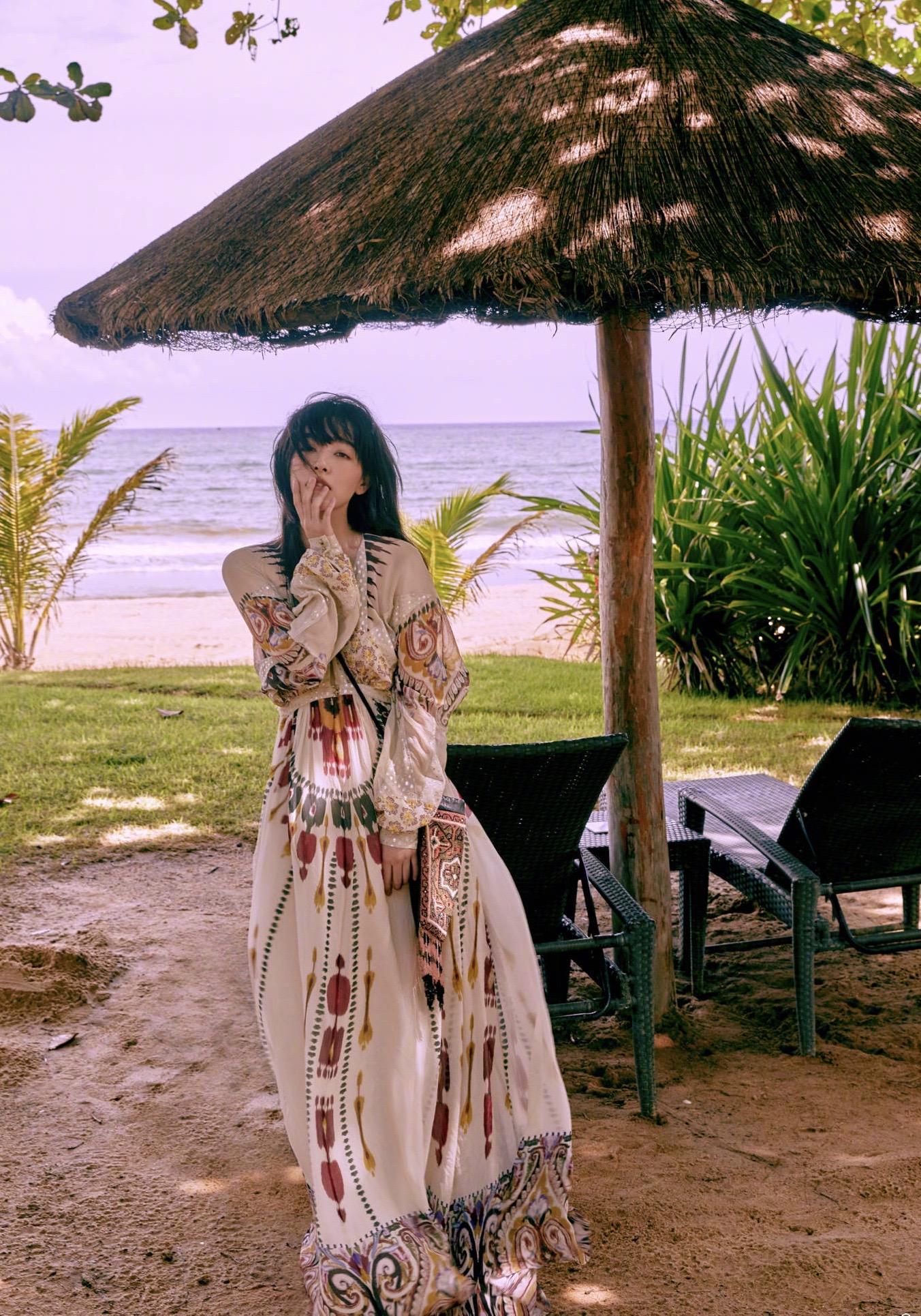 阚清子穿红裙图片,阚清子红裙