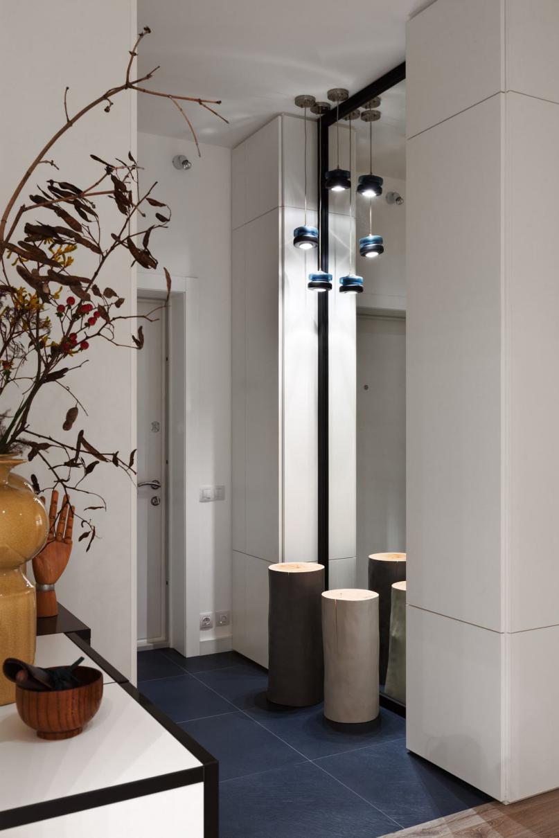 小户型进门隔断无收纳屏风,入户没有玄关的两室怎么设计