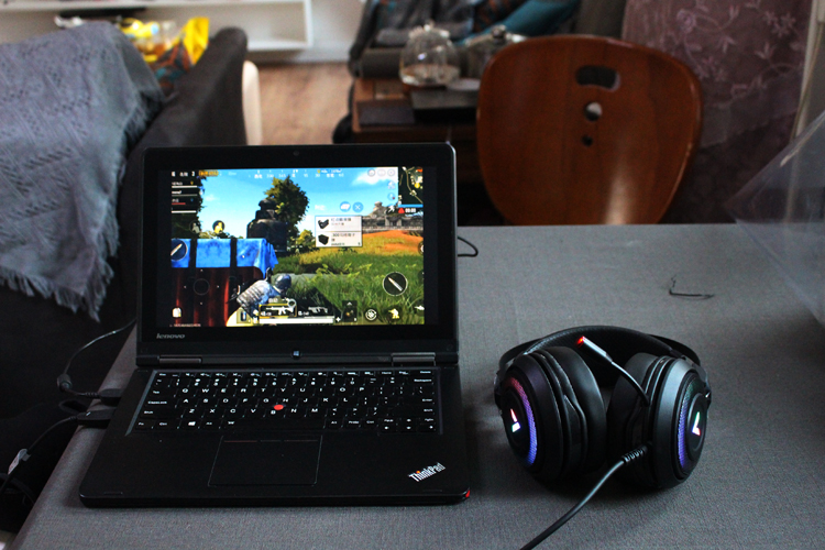 雷柏VH650RGB游戏耳机,7.1声道耳机测试视频