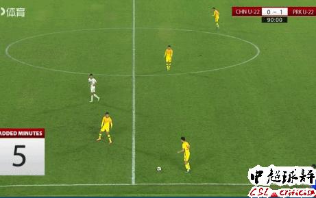 中国国奥男足vs朝鲜国奥,国奥被误判点球半场绝杀