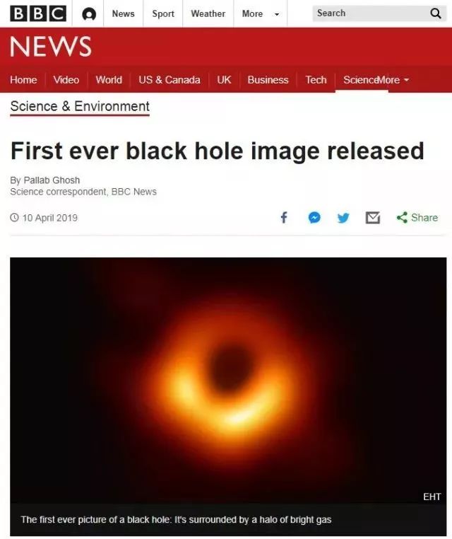 黑洞照片是怎么照的,为什么黑洞照片刷爆朋友圈