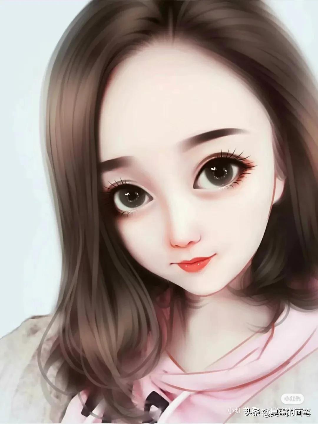 卡通布娃娃头像可爱呆萌,奶凶奶气的可爱头像真人好看