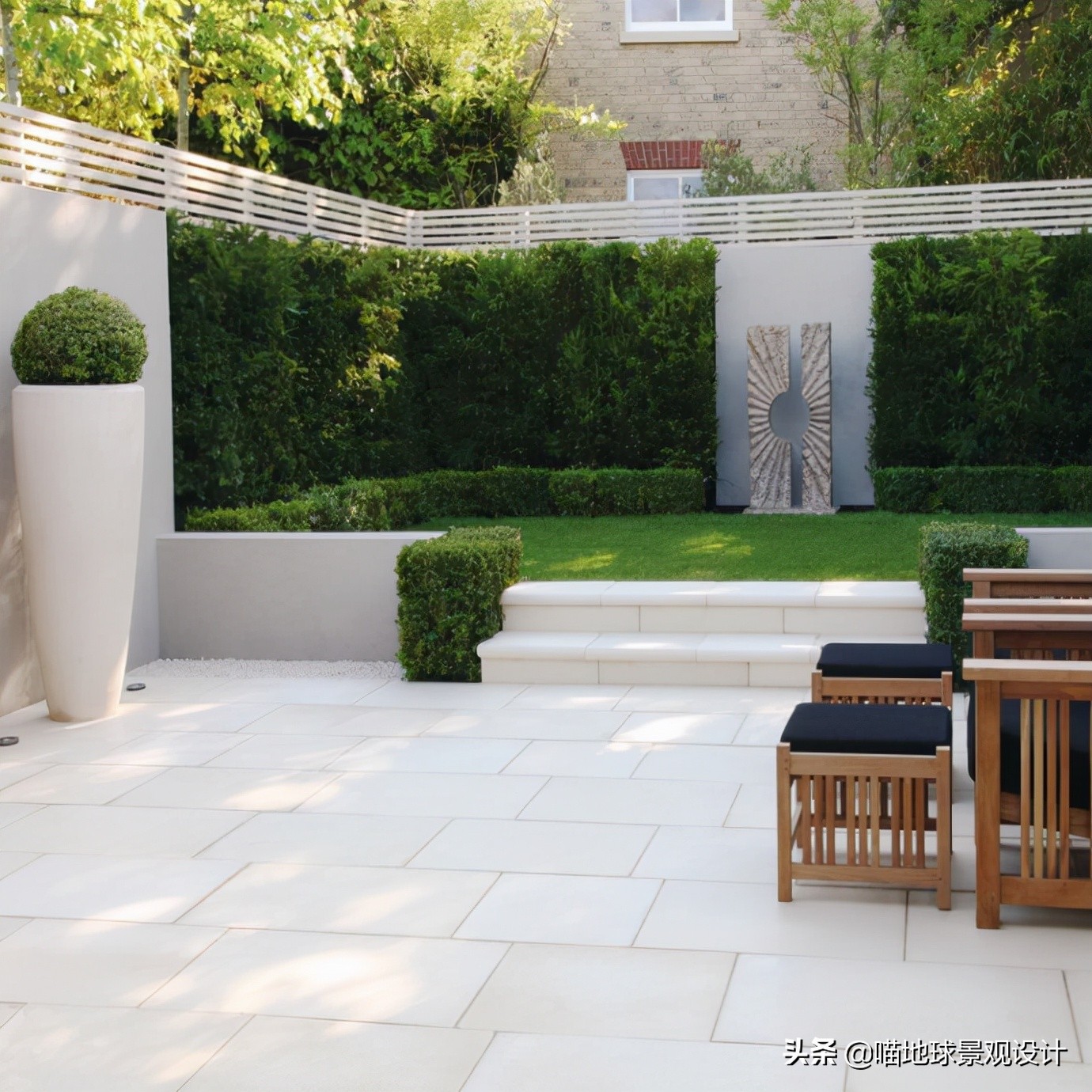 法式别墅庭院景观设计案例,别墅庭院景观效果图大全